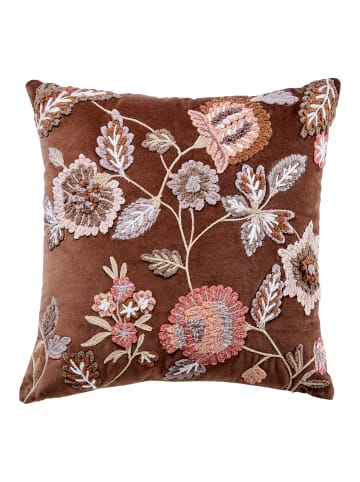 Butlers Butlers Kissen BOHEMIAN Blumen in Braun