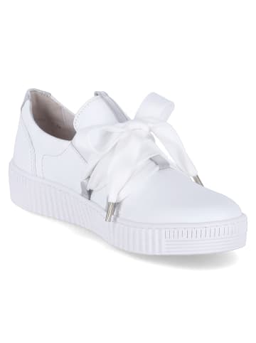 Gabor Lowtop-Sneaker in weiss/silber