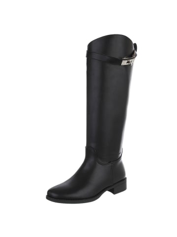 Ital-Design Stiefel in Schwarz