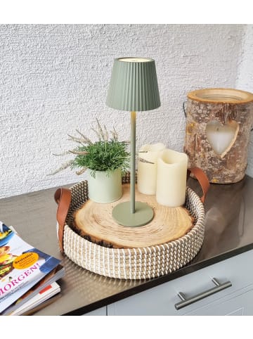 Coen Bakker LED Tischlampe dimmbar IP44 Innen & Außen 36,5x11cm in Grün