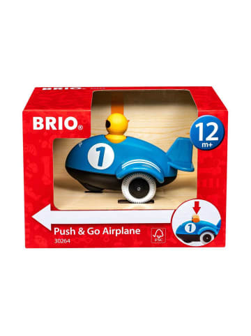 Brio Aktionsspiel BRIO Infant/ Toddler - Push & Go Flugzeug 9-12 Monate in bunt