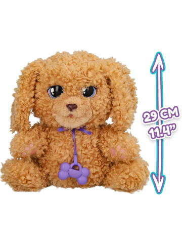 Baby Paws Labradoodle Interaktiver Plüschhund mit 15+ Lauten + Reaktionen ab 3 Jahren