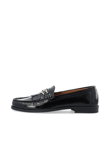 Bianco Lederhalbschuhe in Black