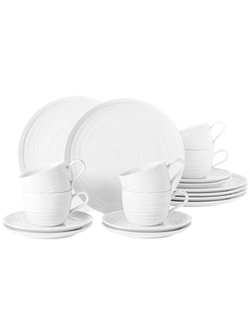Seltmann Weiden 18er Set Kaffeeservice Terra in Weiß
