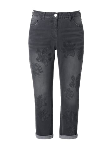 Ulla Popken Jeans in dunkelgrau denim