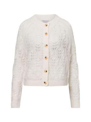 Marie Lund Strickjacke in weiß - 0001