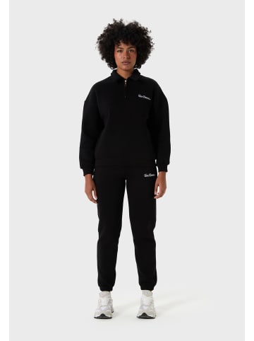 Tom Barron Freizeitanzug Oversize Half Zipper Relaxed Tracksuit in black