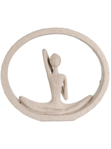 Home&Styling Collection Yoga-Figur in beige