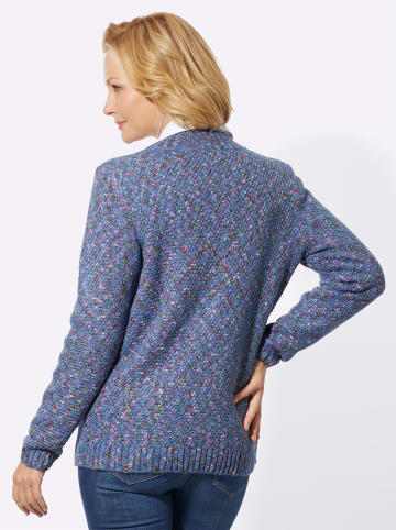 WITT WEIDEN Strickjacke in mittelblau-meliert