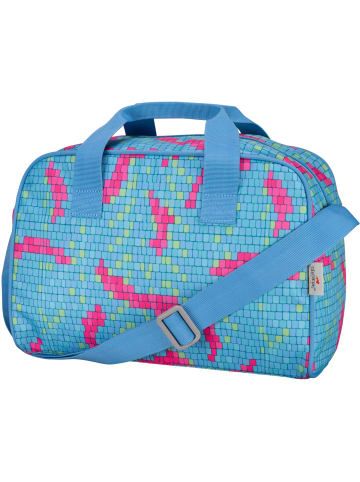 DerDieDas Sporttasche Happy Pixel in blau