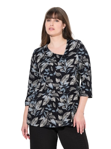 Ulla Popken Shirt in schwarz