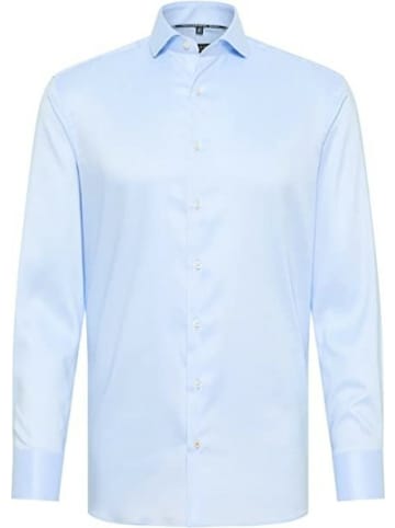 Eterna Langarm Business Hemd für Herren in hell-blau