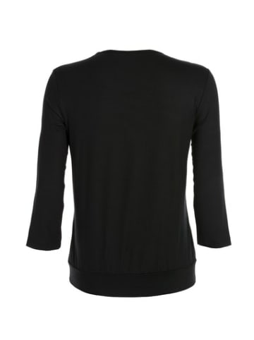 Frank Walder Longbluse für Damen in schwarz
