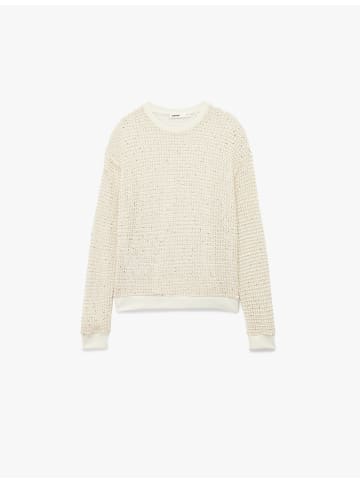 KOTON BLUSE LS in Ekru