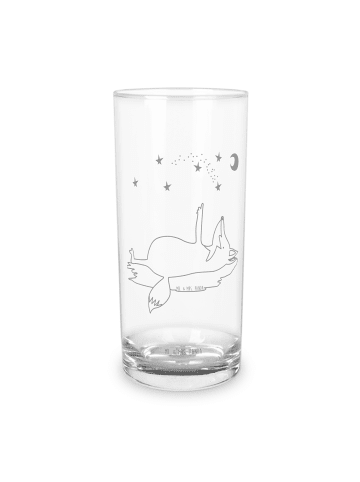 Mr. & Mrs. Panda Longdrinkglas Fuchs Sterne ohne Spruch in Transparent