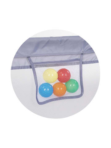 Chipolino Laufstall Vibe 120 x 120 cm in grau