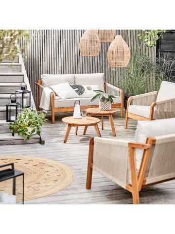 Butlers Beistelltisch-Set ROPE ISLAND 2-tlg. in Braun