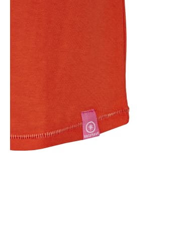 Salzhaut Rundhals T-Shirt für Damen in orange