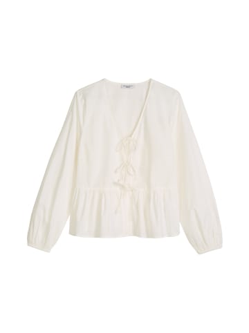 Marc O'Polo DENIM Schleifenbluse relaxed in Silky White