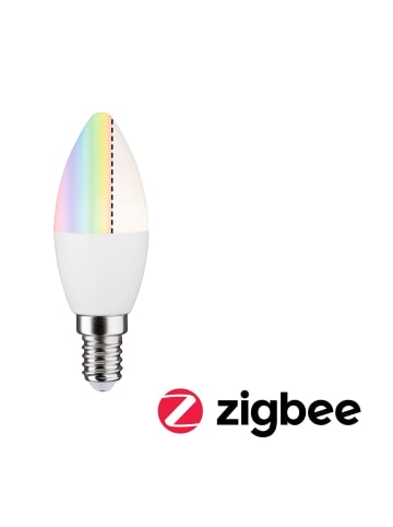paulmann LED ZB Kerze 470lm 6,3W RGBW matt dim 2700K E14 230V G