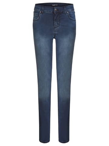 ANGELS  Slim Fit Jeans Jeans Skinny mit cleanem Super Stretch Denim in blue used