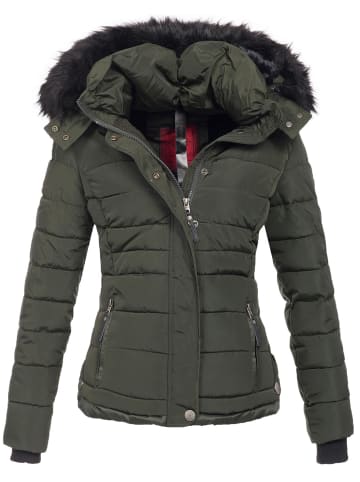 Navahoo Winterjacke B301 in Olivgrün