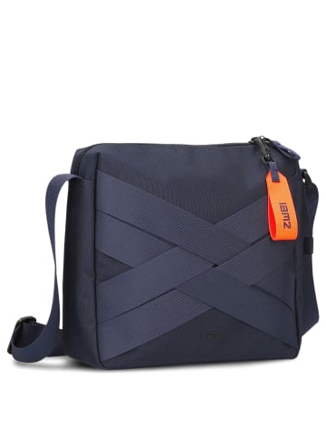 Zwei Alex - Umhängetasche 28 cm (black) in blau