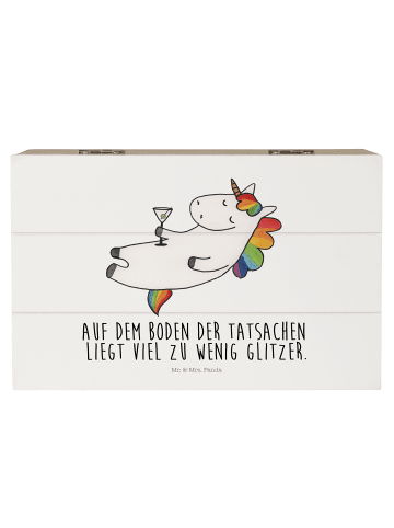 Mr. & Mrs. Panda Dekokiste Einhorn Blümchentail mit Spruch in Weiß