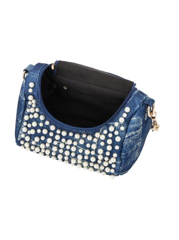 faina Women Satchel in Blue