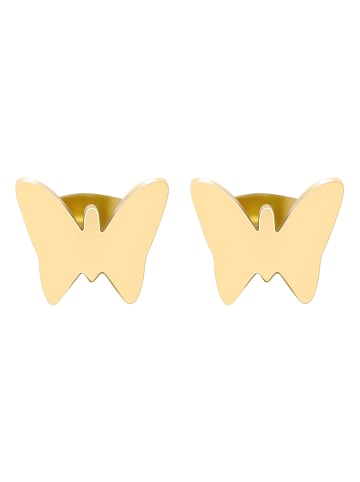 Adeliás Damen Ohrringe – Ohrstecker aus Edelstahl in gold