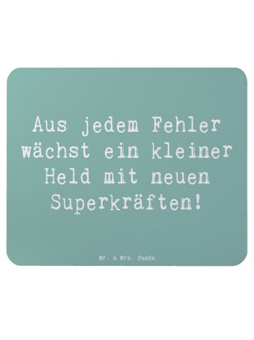 Mr. & Mrs. Panda Mauspad Spruch Fehler machen lernen mit Spruch in Meeresbrise