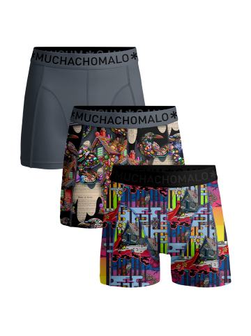 Muchachomalo 3er-Set: Boxershort in Mehrfarbig - für Herren