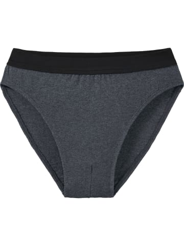 Erwin Müller Baumwolle, Single-Jersey Slip 4er-Pack in schwarz