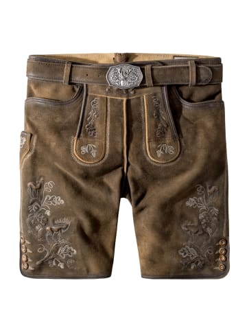 Stockerpoint Lederhose Bastian in braun