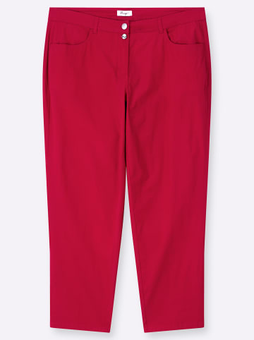 sheego Chinohose in erdbeere