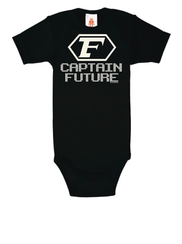 Logoshirt Baby-Body in schwarz