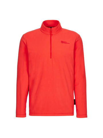 Jack Wolfskin Fleece-Pullover TAUNUS HZ M in Rot