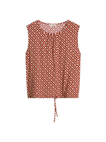 Marc O'Polo T-Shirt loose mit Tunnelzug in Medium Red