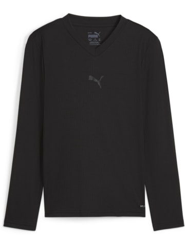 Puma T-Shirt "TeamGoal Baselayer Tee Longsleeve Jr." in Schwarz