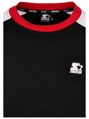 STARTER STARTER Rundhalsausschnitt in black/cityred/white
