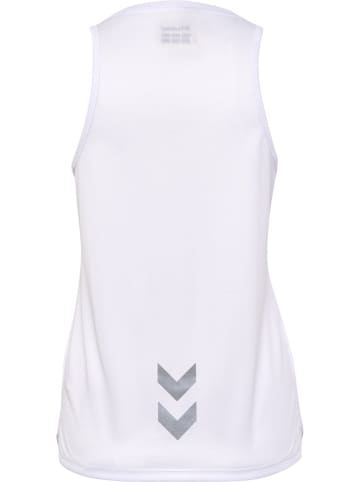 Hummel T-Shirt "Hmlrun Singlet S/L Woman" in Weiß