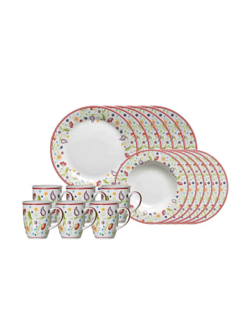 Ritzenhoff & Breker 18er Set Tafelservice Shanti Doppio bunt in bunt