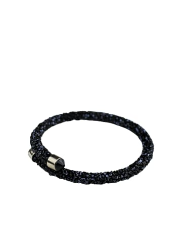 collezione alessandro Armband " Crystal " in schwarz