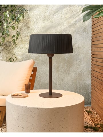 Beliani Terrassenstrahler OLLERIA in Schwarz - (W) 43 x (H) 70 x (L) 43 cm