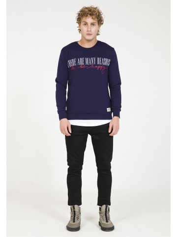 PLUS EIGHTEEN Herren Sweater in Marine