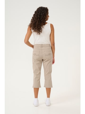 CULTURE Casual Hose CUmilky Slim fit in Dune/White Stripe