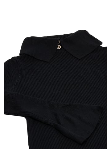 caissa Strickpullover in Schwarz