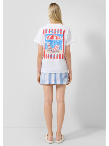 QS T-Shirt in 01D0_weiß