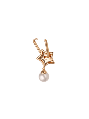 faina Women Drop Earrings in Rose Gold White