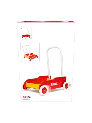 Brio Aktionsspiel BRIO Infant/ Toddler - Lauflernwagen, rot/gelb 9-12 Monate in bunt